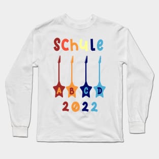 Schule 2022 ABCD Rockstar T shirt Long Sleeve T-Shirt